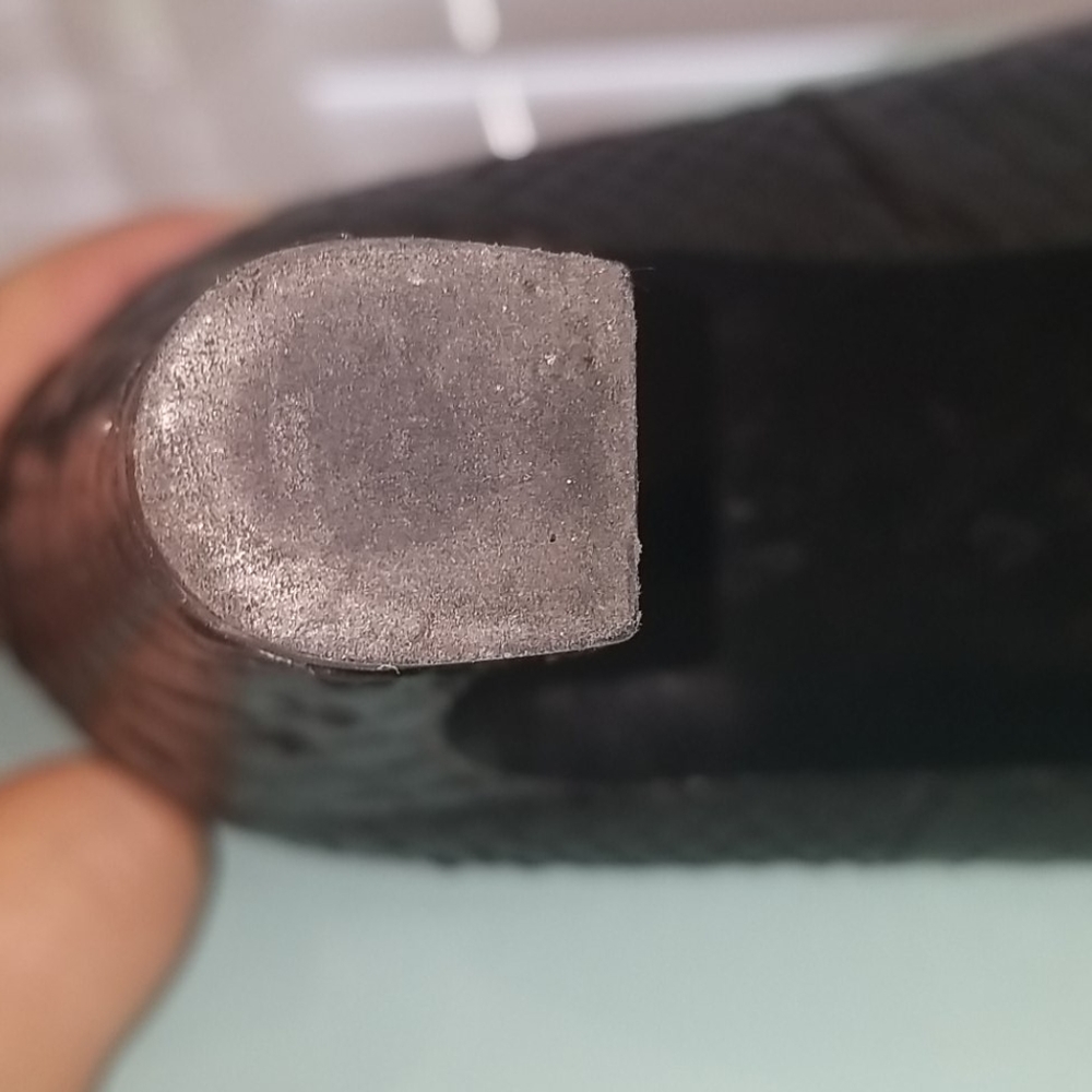 Devi Kroell Black Python Heeled Ankle Boot Sz. 38 - image 8